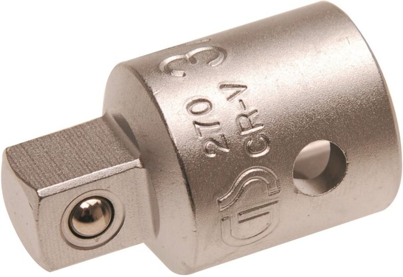 BGS - Steckschlüssel-Adapter Innenvierkant 12,5 mm (1/2 ) - Außenvierkant 10 mm (3/8") - 270