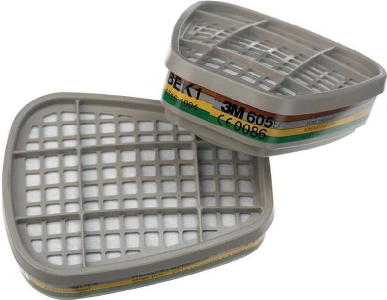 3M - Kombinationsfilter 6059 ABEK1 Filter mit Bajonettanschluss gegen organische