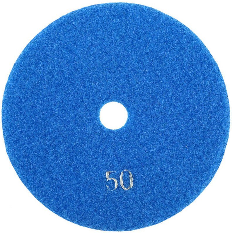 5"-125-mm-Schleifscheiben, Nass-Diamantpolierpads, Schleifscheiben, Schleifpapier für Granit, Beton, Marmor (50)