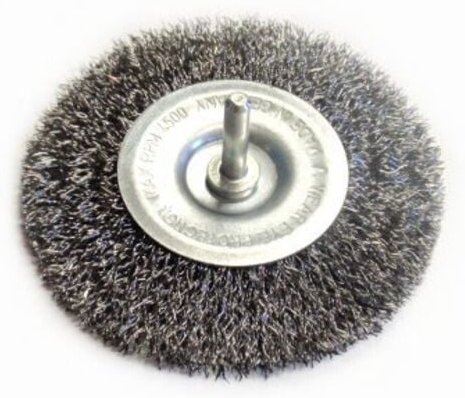 Rundbürste Stahldraht 70 x 16 mm Schaft 6 mm