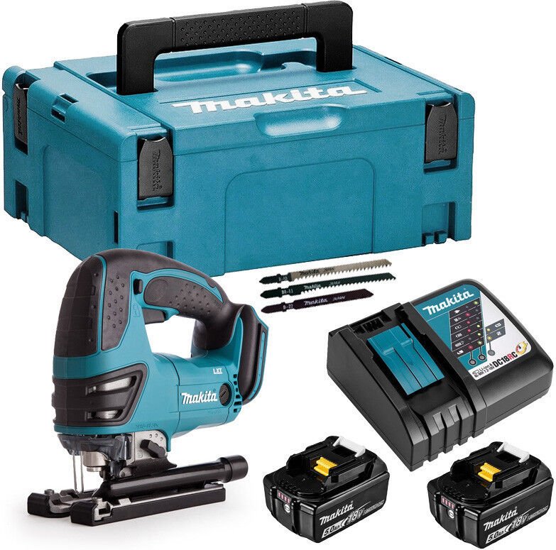 Makita - Stichsäge 18V lxt (2x5,0 Ah) in makpac DJV180RTJ