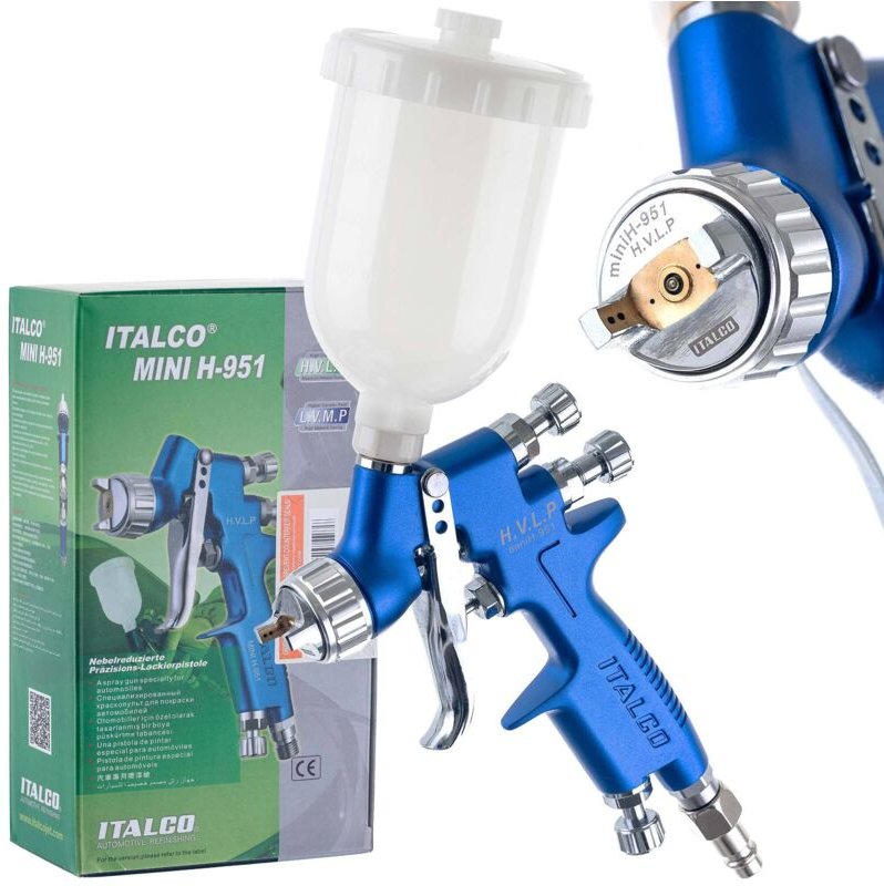 Mini Hvlp Farbpistole Düse 1,0 Mm Tank 250ml Profi