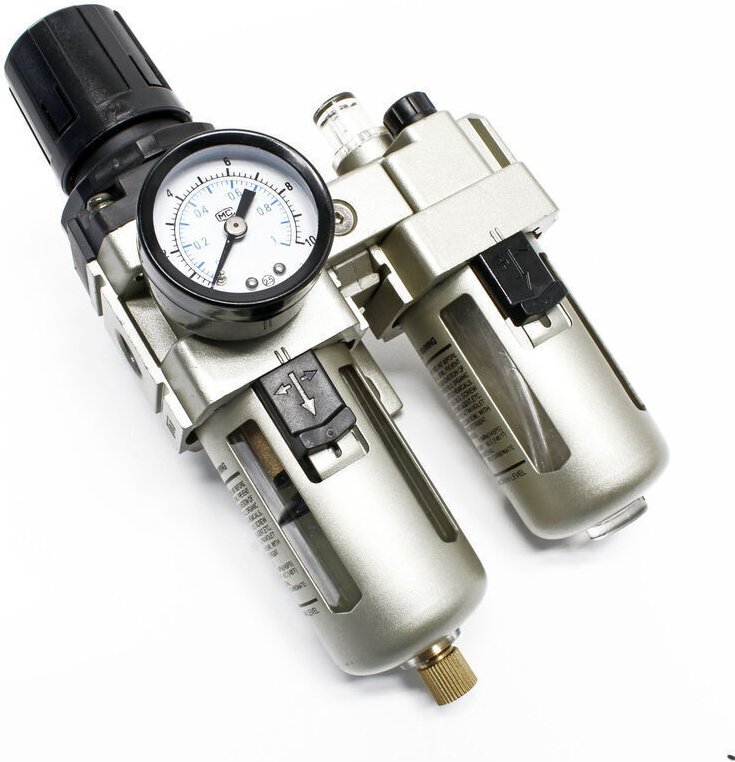 Druckluftaufbereitungseinheit 12,91 mm Filter Regler Wasserabscheider Öler 1/2 AC4010-04D