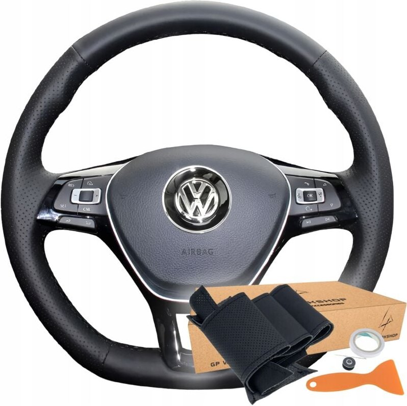 Lenkradbezug für Passat B8 Golf 7 Polo 5 6 Crafter Tiguan