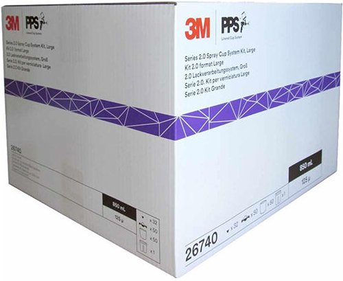 3m 26740 Einweg-Pps-Malerei-Kit Grosse 850 Ml 125micron
