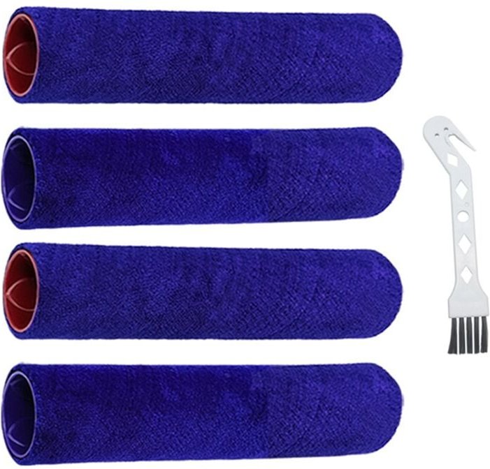 2sets Kompatibel für Wash G1 Boden Washer Reiniger Weiche Wichtigsten Pinsel Roller Ersatz Zubehör Ersatzteil
