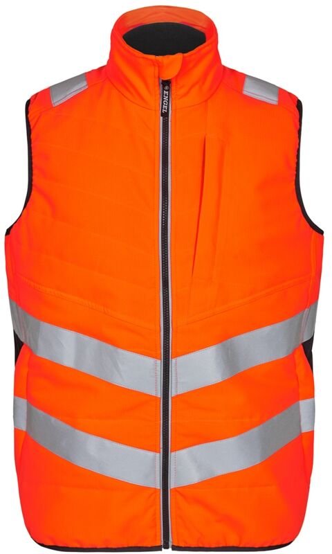 ENGEL Engel Warnschutz Steppweste Safety 5159-158 Gr. 3XL orange/anthrazit grau