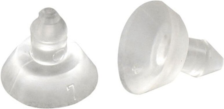 5 transparente Anti-Rutsch-Vakuumsauger D.10mm, 12er Blister – Vynex