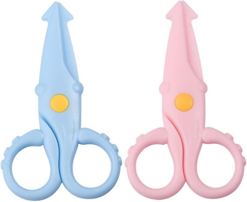 BEBUSINGOTO Stück Kunststoffscheren für Kinder, Kunstscheren für Kinder, Kinderscheren, Kindersicherheitsscheren
