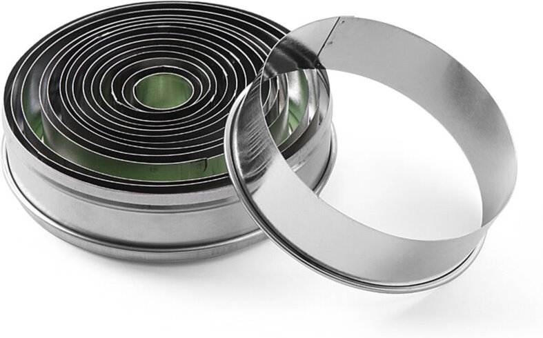 HENDI Ausstechformset, mit glattem Rand, ø19-112, (H)35mm