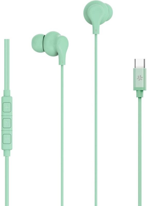 Kopfhorer in ear kabel usb c up1600 hellgrun