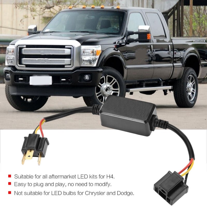 Stück Auto-LED-Scheinwerfer-Decoder-Radio-Audio-Anti-Interferenz-Fehlerunterdrückungsfilter für H4