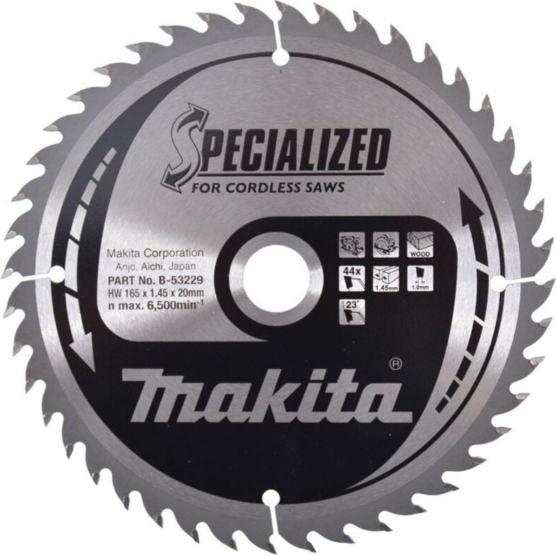 Makita Sägeblatt SPECIALIZED 165x20x44Z