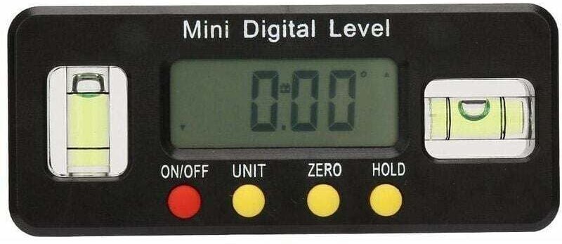 Digitaler Winkelplotter, 0-360°, Mini-Torpedowasserwaage und digitaler Neigungsmesser, elektronischer Winkelmesser, 100 ...