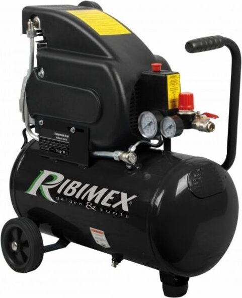 50-liter-2-ps-luftkompressor, schwarz - Ribimex - PRCOMP2/50R