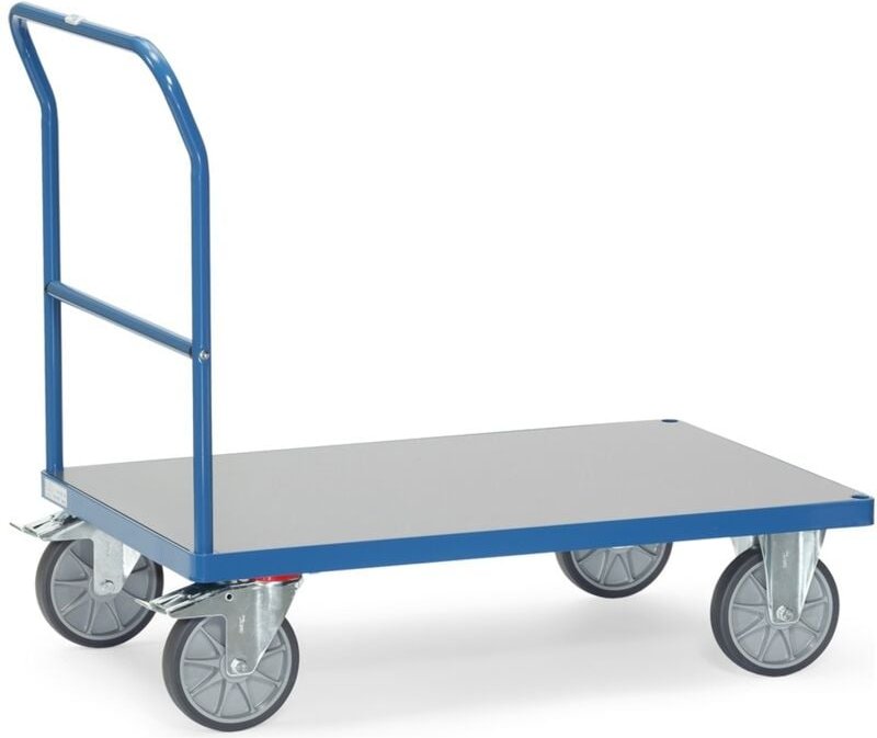 Schiebebügelwagen - Hart-PVC Plattform, Ladefläche 850 x 500 mm - Fetra