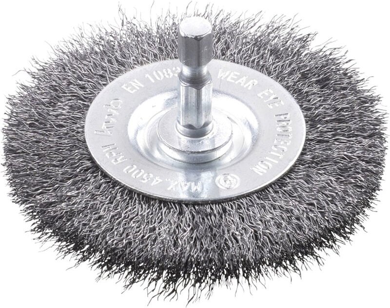 Scheibenbürste, hss stahldraht, gewellt 607430 1 St. - KWB