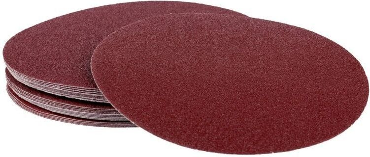 Packung mit 50 Schleifscheiben – 225 mm Durchmesser, ohne Löcher – Sortiment mit 10 Körnungen (40/60/80/120/180) für Wan...