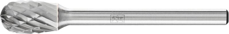 Pferd - 21235083 Frässtift Hartmetall Tropfen Länge 40 mm Produktabmessung, ø 6 mm Arbeits-Länge 10 m