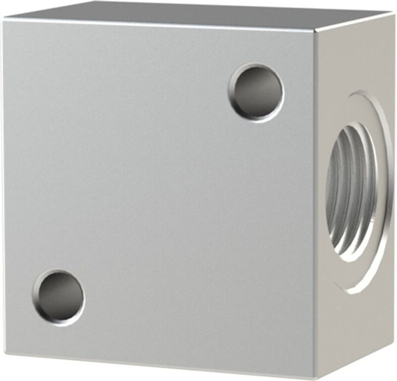 Riegler - T-Verteiler, g 3/8 Aluminium, sw 25