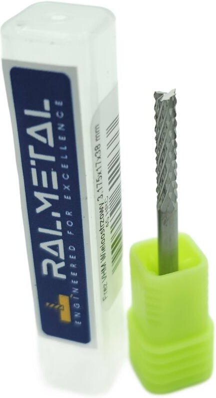 Mehrschneidiger Diamant-Leiterplattenfräser 3,175 x 17 x 38