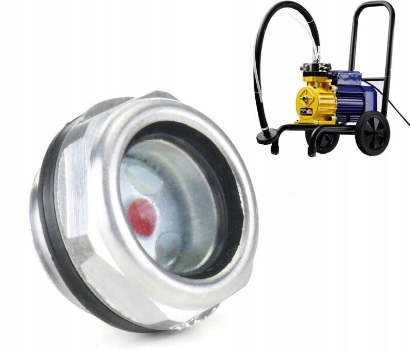 Rosfix Ölschauglas SS02 – Transparentes Sichtfenster für Farbspritzgeräte Robustes Material, Leckschutz Einfache Montage...