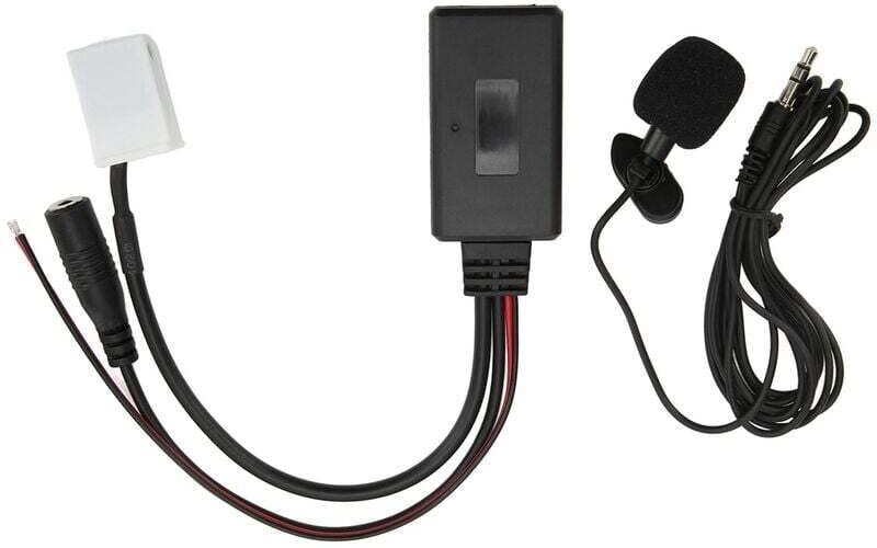 12-poliger Autoradio-Adapter RD4 mit Bluetooth-Musik und Aux-Audiokabel als Ersatz für Citroen C2 C3 C4 C5 C6 C8 mit Mik...