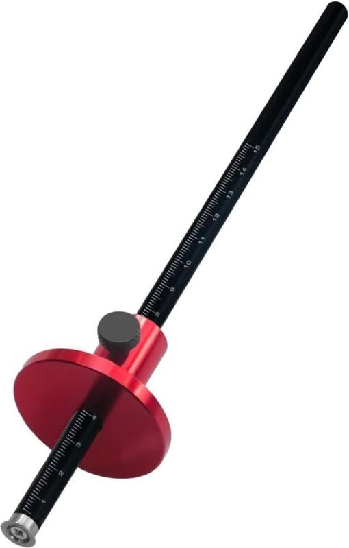 Holzmarkierungswerkzeug – Radlehre mit metrischen und imperialen (UN) Markierungen