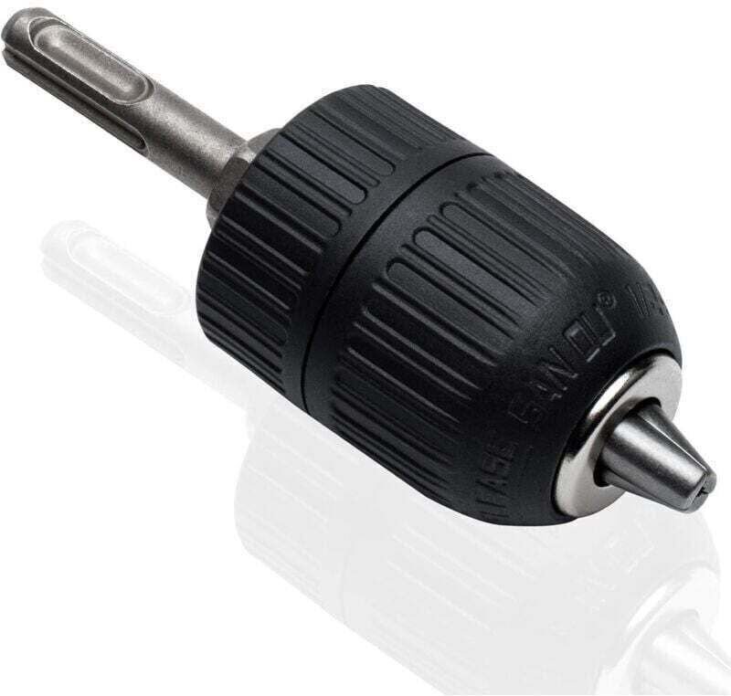13-mm-Schnellspannfutter mit selbstsicherndem SDS-Adapter für Hammerbohrer