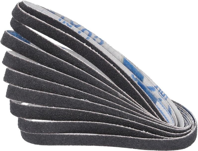 Brilliant Tools - Schleifbänder für Druckluft-Bandschleifer, Körnung 60