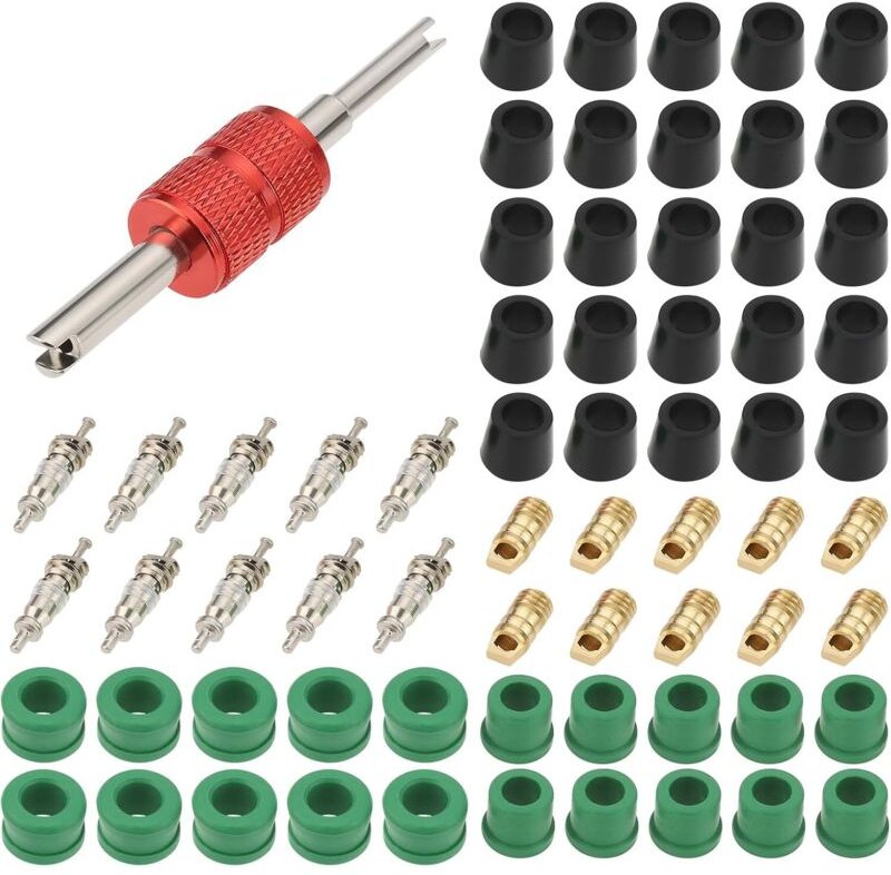CCYKXA 71-teiliges Reparaturwerkzeug für Kfz-Klimaschlauchverbindungen mit Zubehör zum Entfernen und Installieren, geeig...