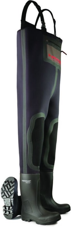 Dunlop Wathose Purofort, Neopren, S5, Gr. 41