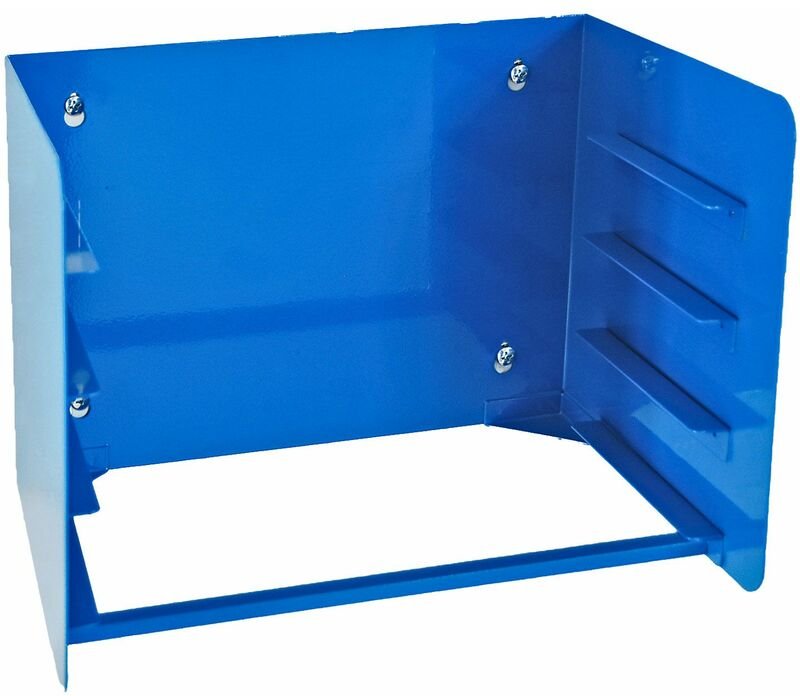 ADB Lochwand Wandhalter Kleinteilemagazin f. 4 Sortimentskästen Stahlblechkästen
