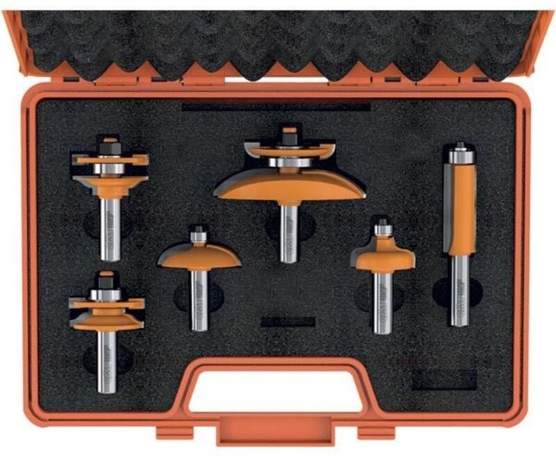 800.515.11 Satz Mit 6 Profil-Küchenfräsern Hw S=12,7 Dx (A) Dx