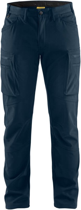 Arbeitssoftshellhose Stretch 1477 - Dunkelmarine M - FR(42) - SE(C48) - Kurz