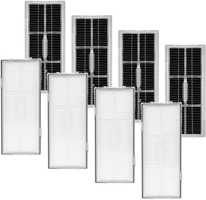 8-teiliger HEPA-Aktivkohlefilter für S8/S8+/S8 Pro