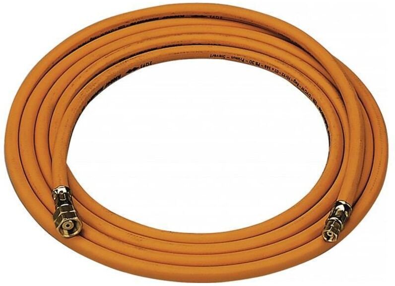 Propangasschlauch 4x4mm M10 x 1 LHx G3/8″ lh Hochdruck Länge 3 m