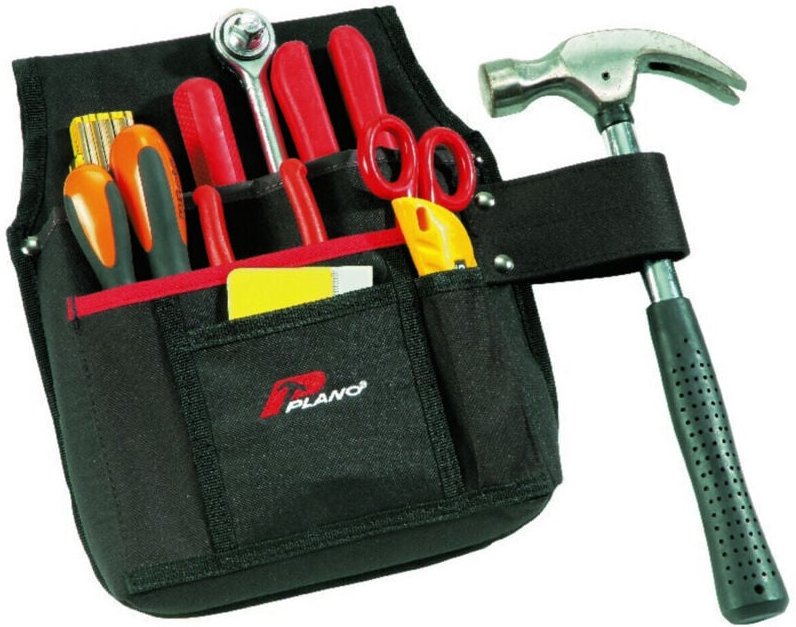 Werkzeug-Gürteltasche Universal mit Hammeröse, 290 x 250 x 30 mm, 533 tb - Plano