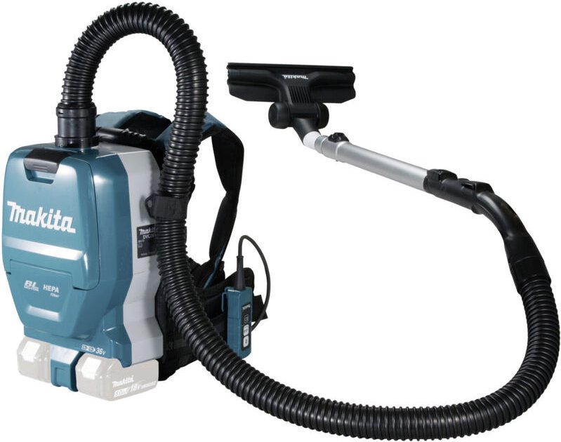 Makita DVC261ZX15 Akku-Rucksackstaubsauger