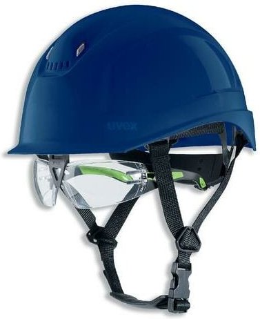 Uvex 9772544 Schutzhelm pheos S-KR IES 9772544 blau mit Lüftungen