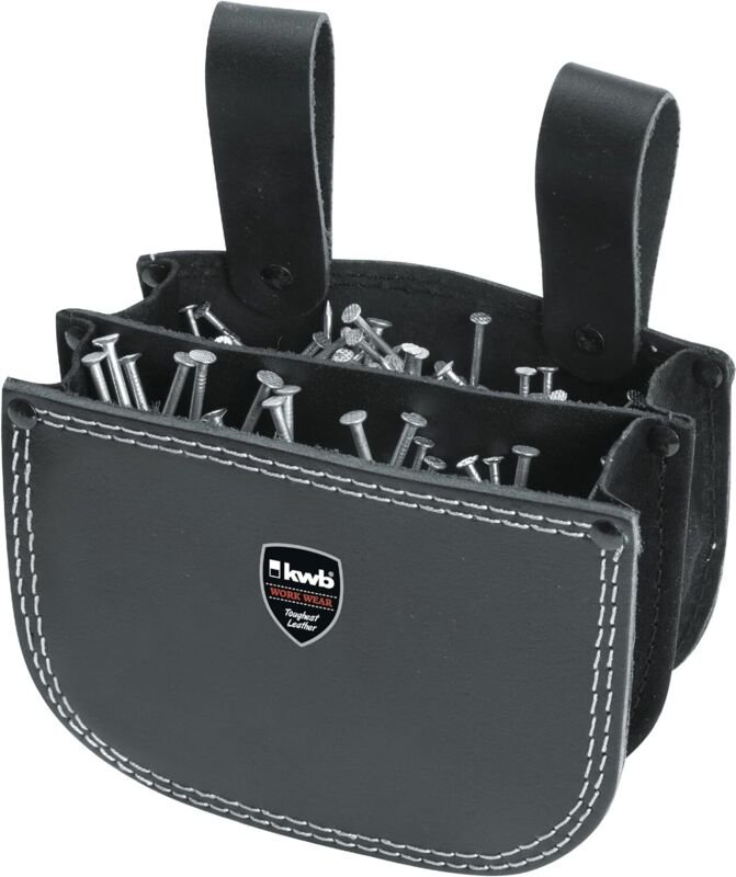 Nageltasche mit 2 Fächern und Gürtelschlaufen - 906420 - KWB