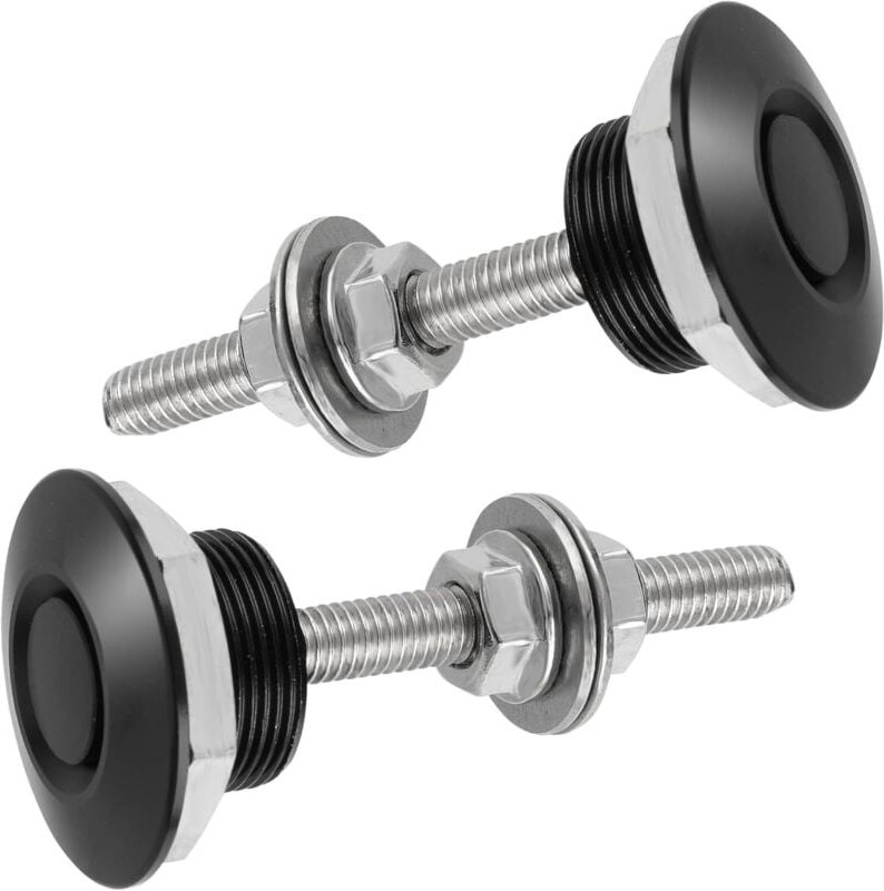 2 Stück Druckknöpfe für die Motorhaube, Aluminiumlegierung, Druckknöpfe für die Motorhaube, 2 Stück