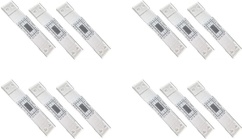 RissüBerwachungsaufzeichnung, 12-Teiliges Rissmesswerkzeug, RissbreitenmessgeräT, Durchsichtiger Acryl-Eckriss-Vergleich...