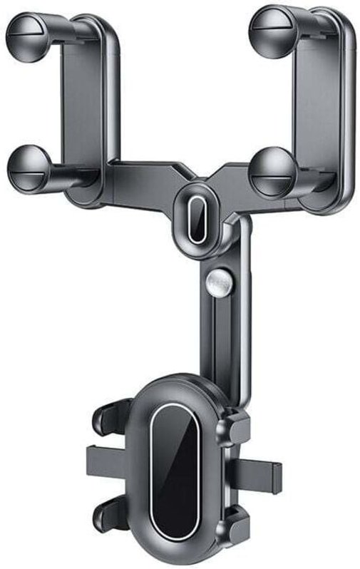 Rückspiegel-Telefonhalterung, Auto-Telefonhalterung, multifunktionale 360° flexible drehbare einziehbare Handyhalterung