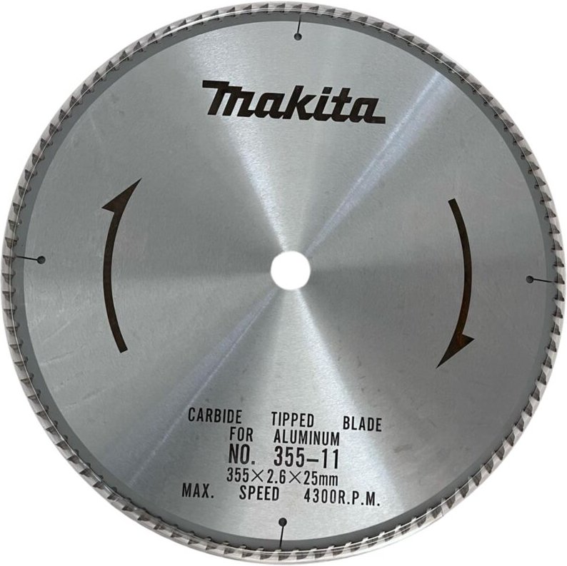 792230-4 tct Kreissägeblatt, 355 mm, Aluminium - Makita