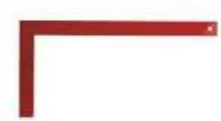 Wilmart Maurereck aus Stahl 500 x 250 mm robust