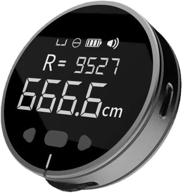 Digitales elektronisches Maßband mit LCD-Bildschirm, digitalem Lineal, wiederaufladbar, kleines intelligentes Fernmessge...