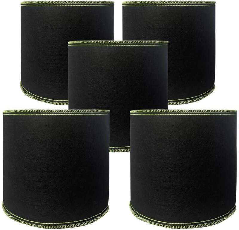 5x Anzuchtbeutel aus Vliesstoff - 11 Liter