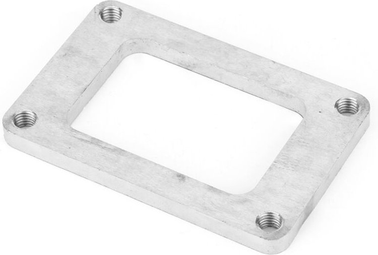 aqxreight Edelstahl-Schweißadapter, T6 Turbo-Einlass, 1/2 Zoll Dicke, Kfz-Reparatur.