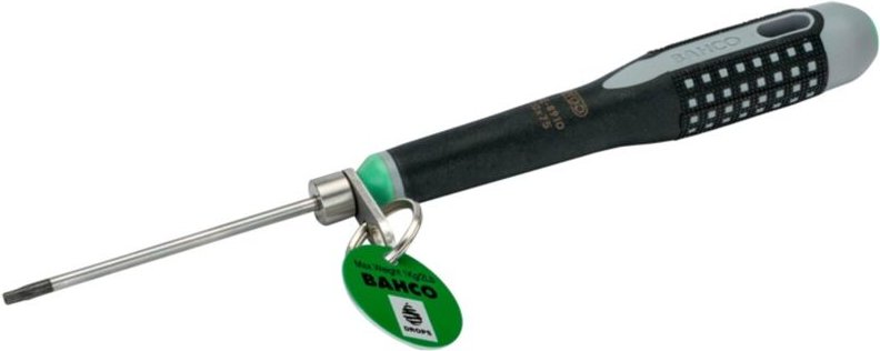 Bahco ERGO TXSchraubendreher mit Sicherheitsspanner, T10 x 75 mm
